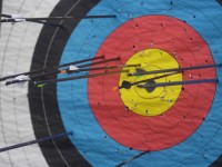 The Secret to Setting Sticky Goals (how to turn your dreams into reality) Arrows in Target