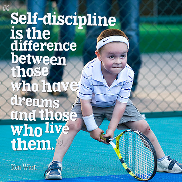Self-discipline is the difference